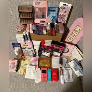 46 Piece Assorted Beauty Bundle Of Makeup, Skincare, Nails, Hair & More